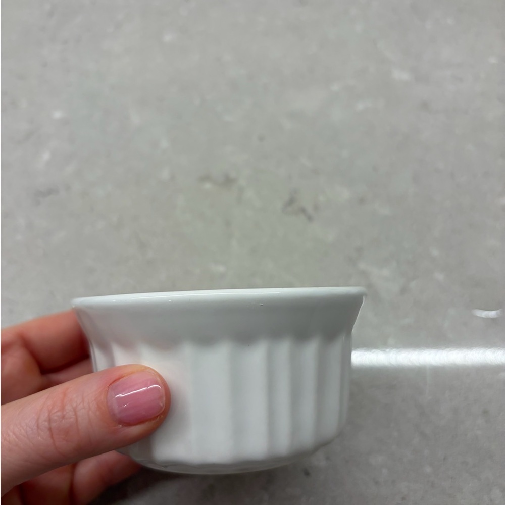 Corningware French White Stoneware Mini 4 oz